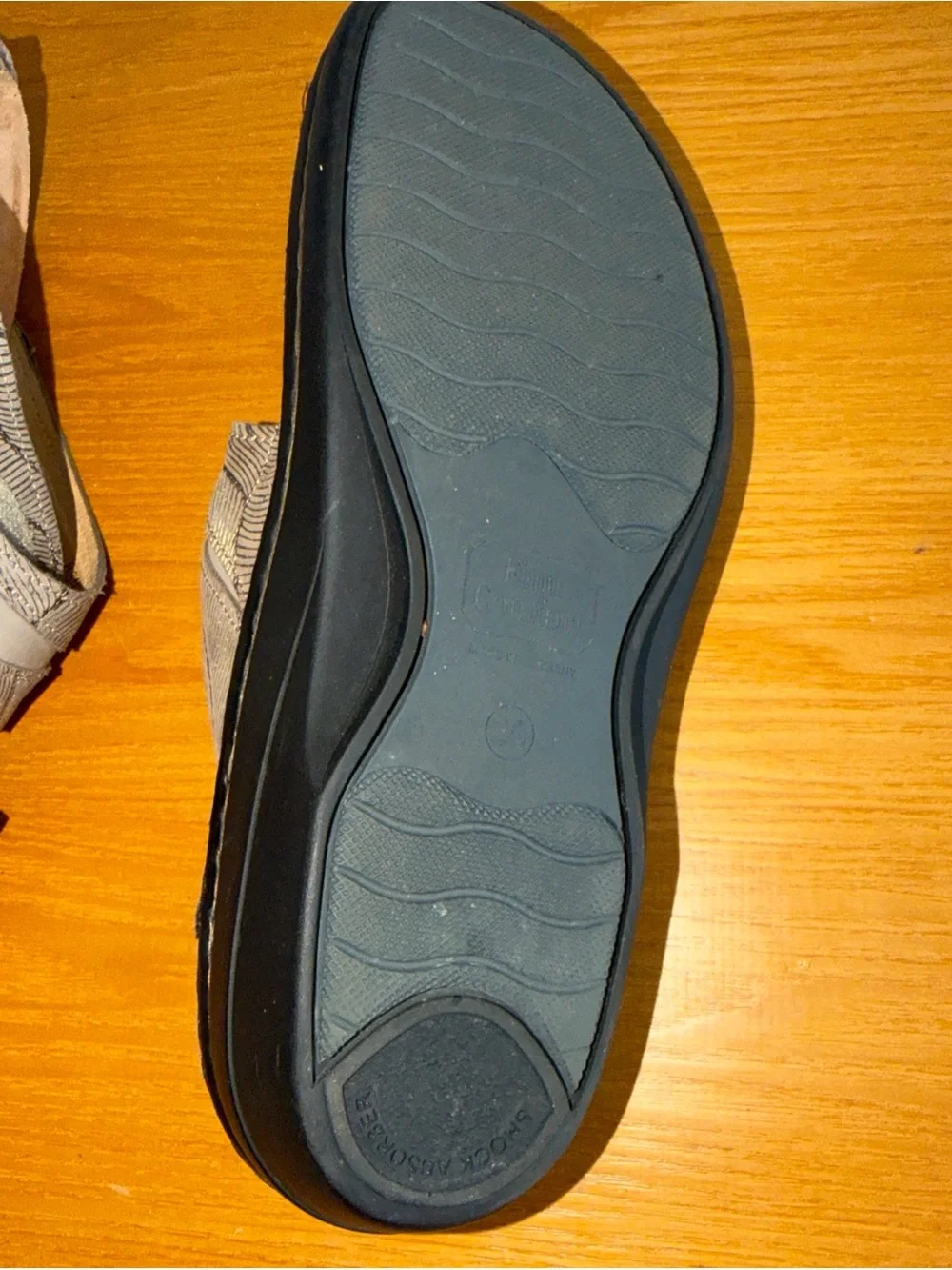 Finn Comfort Java Taupe Leather Comfort Sandals EU 39 US 8.5